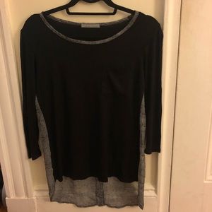 Black high low Shirt